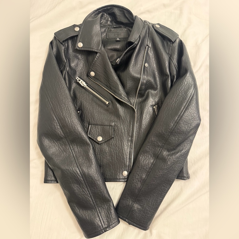 Blank NYC Black Faux Leather Jacket
